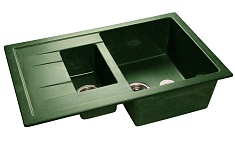 Granfest Мойка кухонная Quadro GF-Q775KL Зеленый